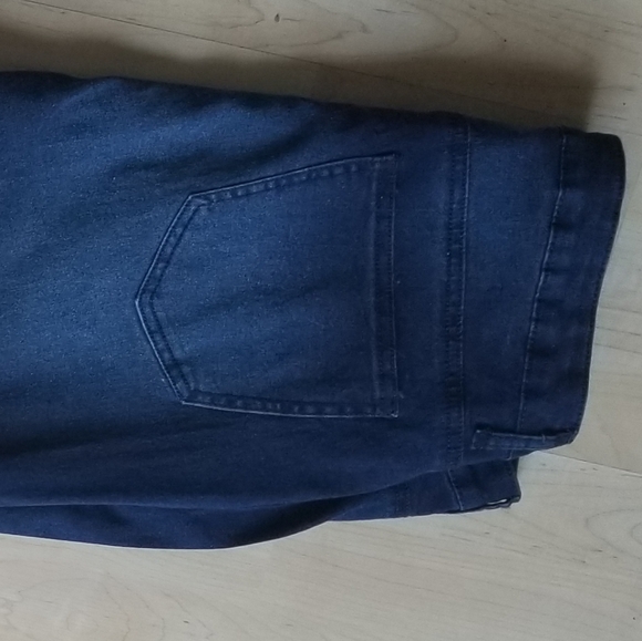 Sz 14 Ashley Stewart Indigo Distressed Jean - Picture 3 of 13